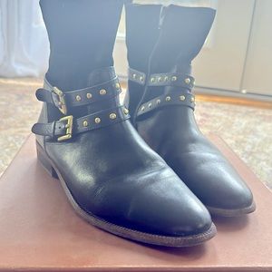 Coach Lilliana Suede/Matte Calf Boots 7.5